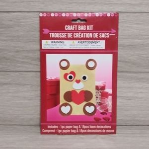 Valentine's Day Bear Craft Bag Kit - New